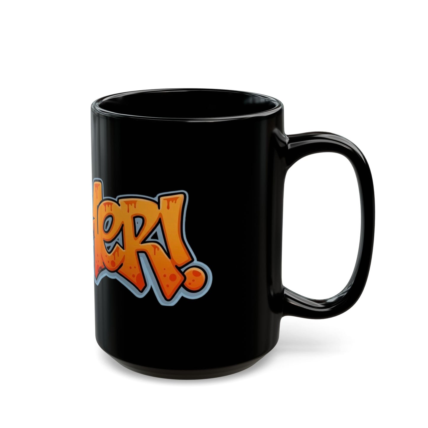 Graffiti Peace Mug — Retro Flower Street Art Coffee Cup (11oz/15oz) SUMMER - SWENDAB