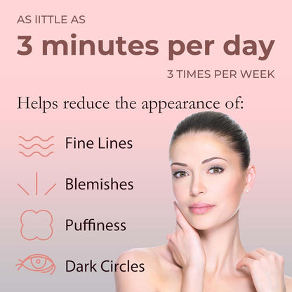 Red-Light-Therapy-For-Face,7 in 1 LED Light-Therapy-Wand for Face and Neck - Microcurrent Facial Device for Anti-Aging - Face & Eye Massager Skincare (7 Colors Led Light)