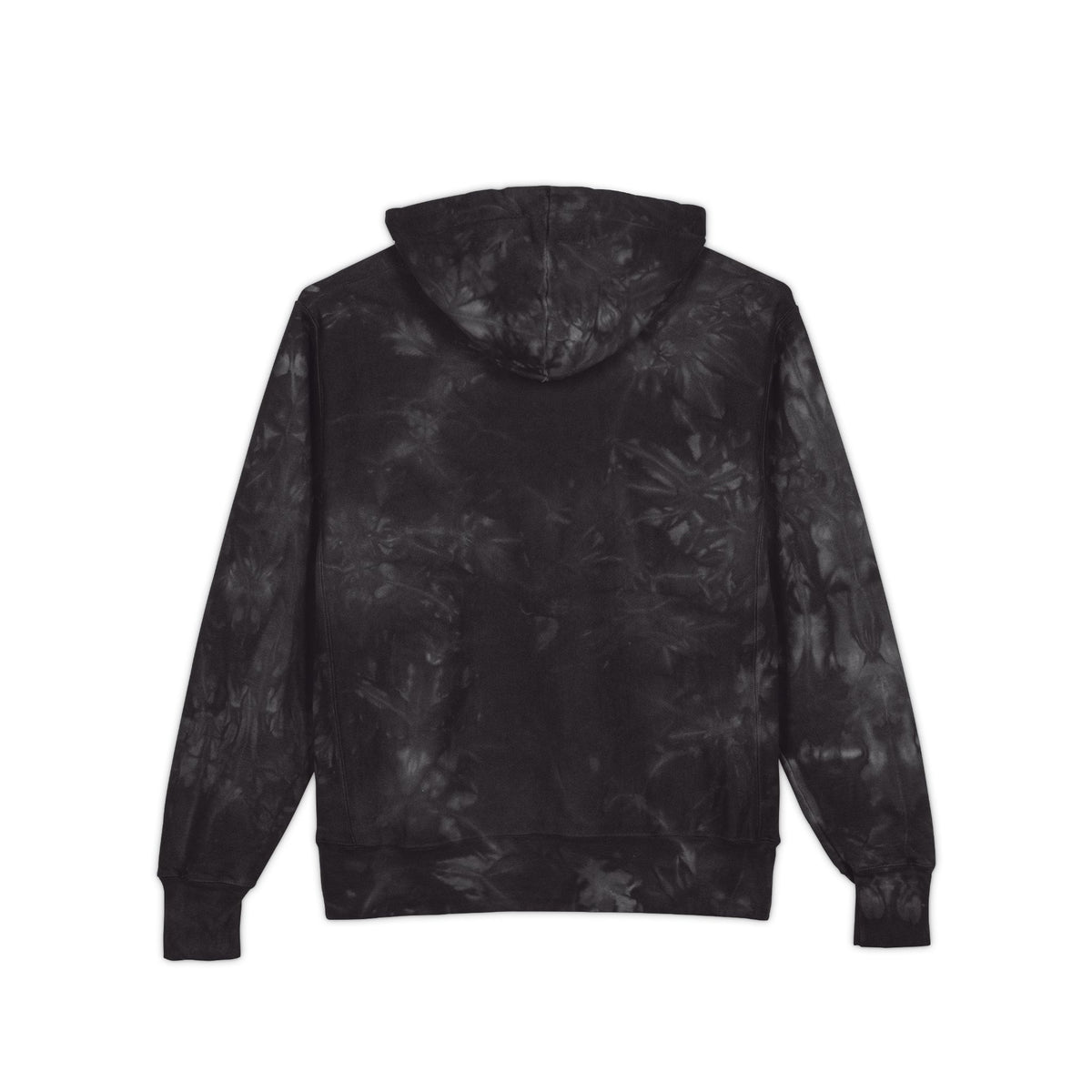 Embroidered Tie-Dye Hoodie — 
