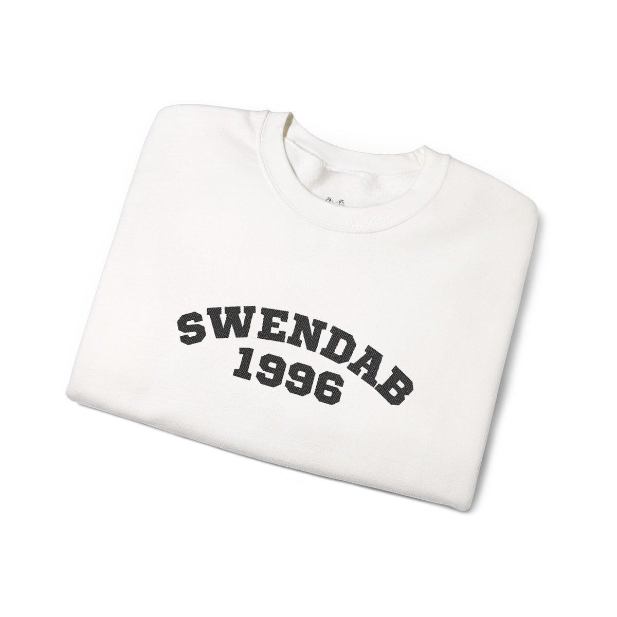 Embroidered Swendab 1996 Sweatshirt
