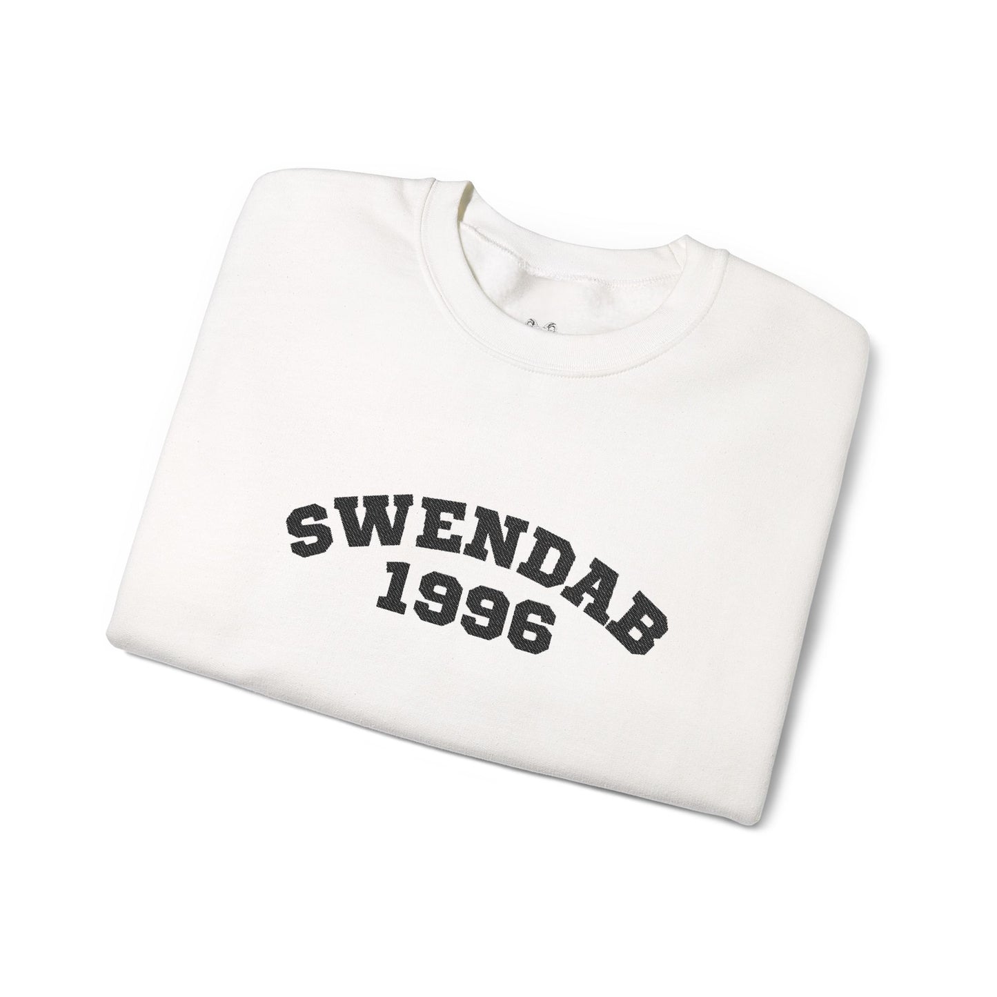 Embroidered Swendab 1996 Sweatshirt