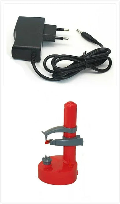 Multifunction Stainless Steel Electric Peeler Automatic Fruit Peeler Vegetable Cutter Three Spare Blades Potato Peeler Machine