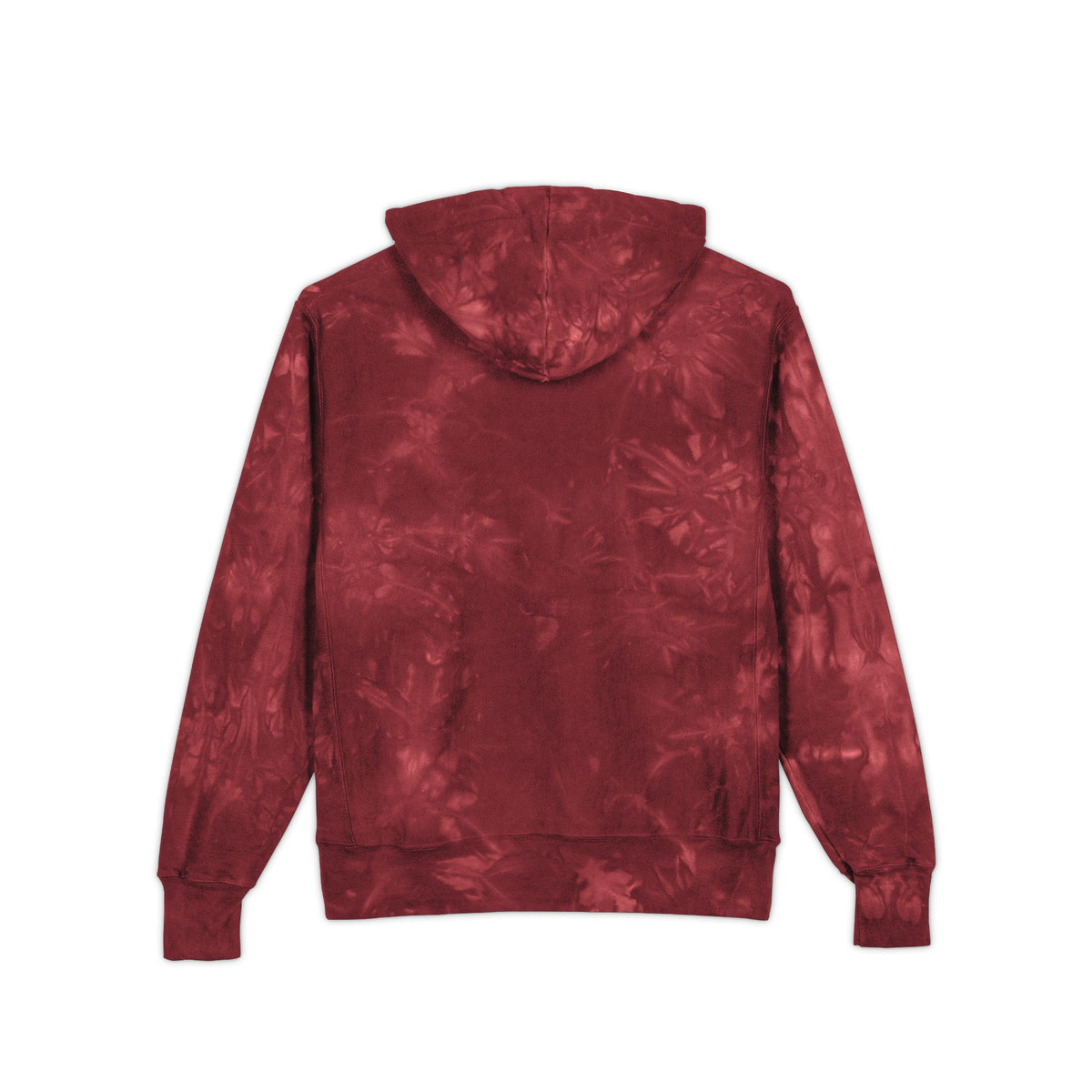 Embroidered Tie-Dye Hoodie — 