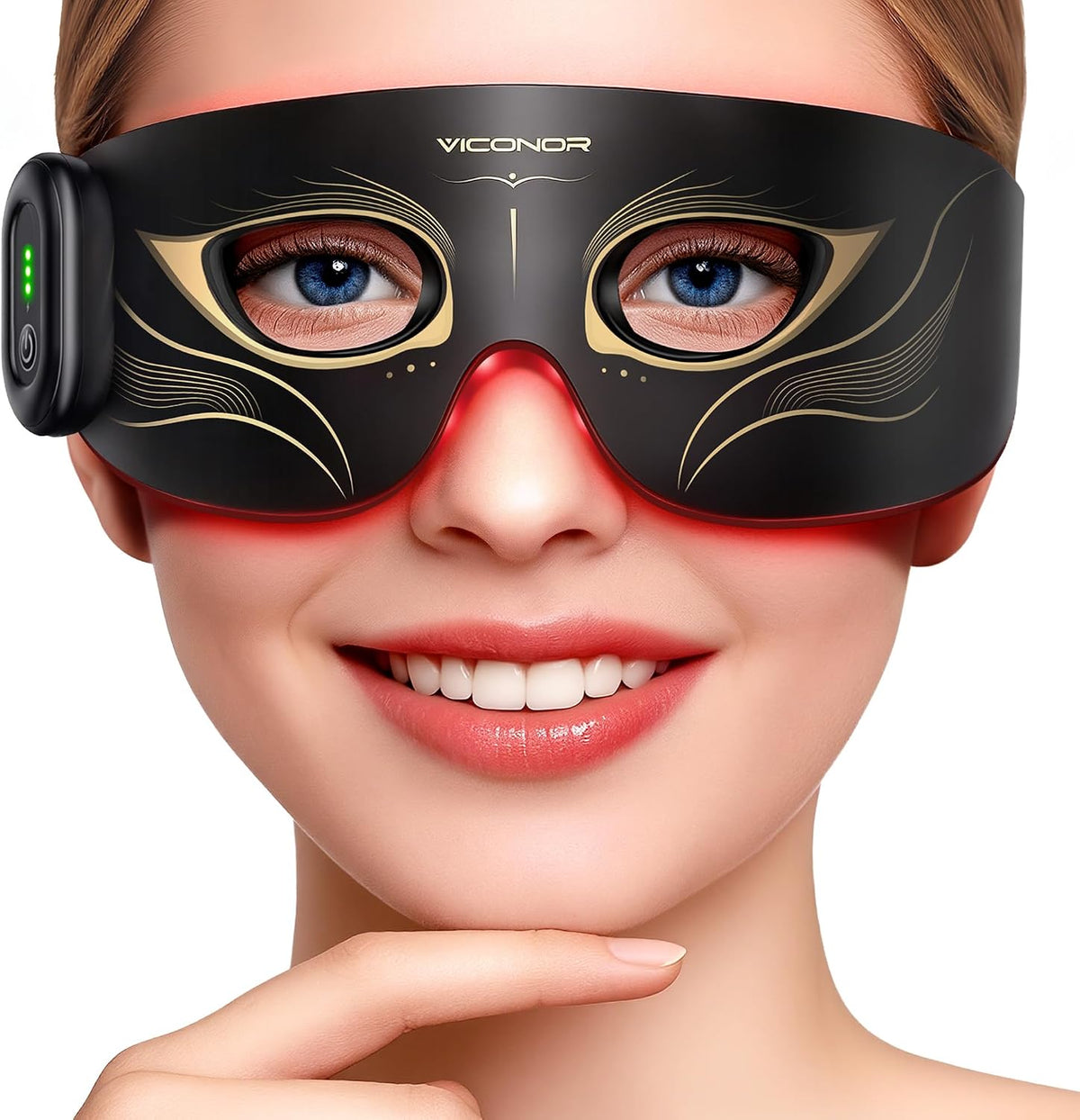 Red Light Therapy for Eyes, Comfort under Eye Red Light Therapy