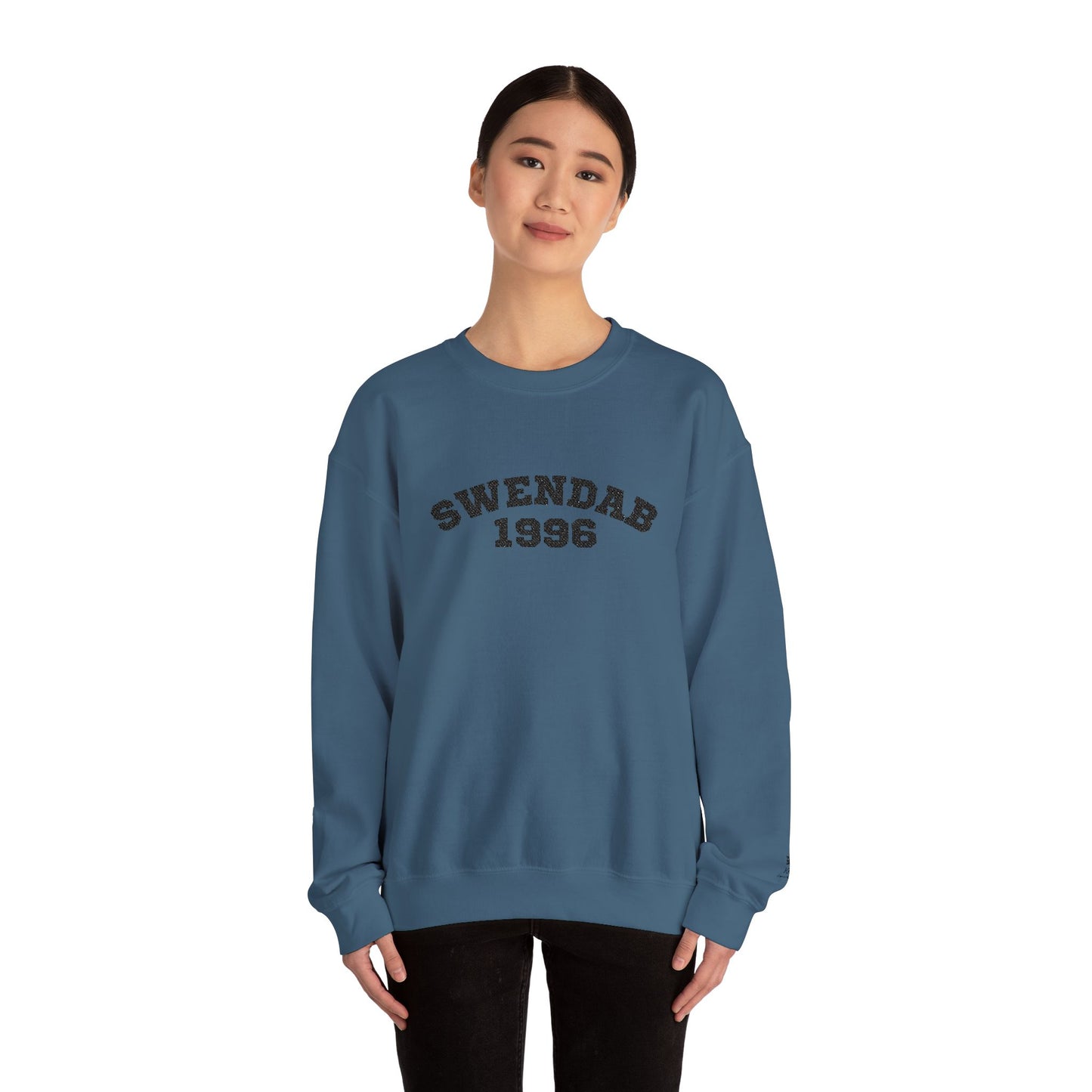 Embroidered Swendab 1996 Sweatshirt