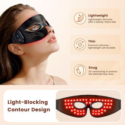 Red Light Therapy for Eyes, Comfort under Eye Red Light Therapy