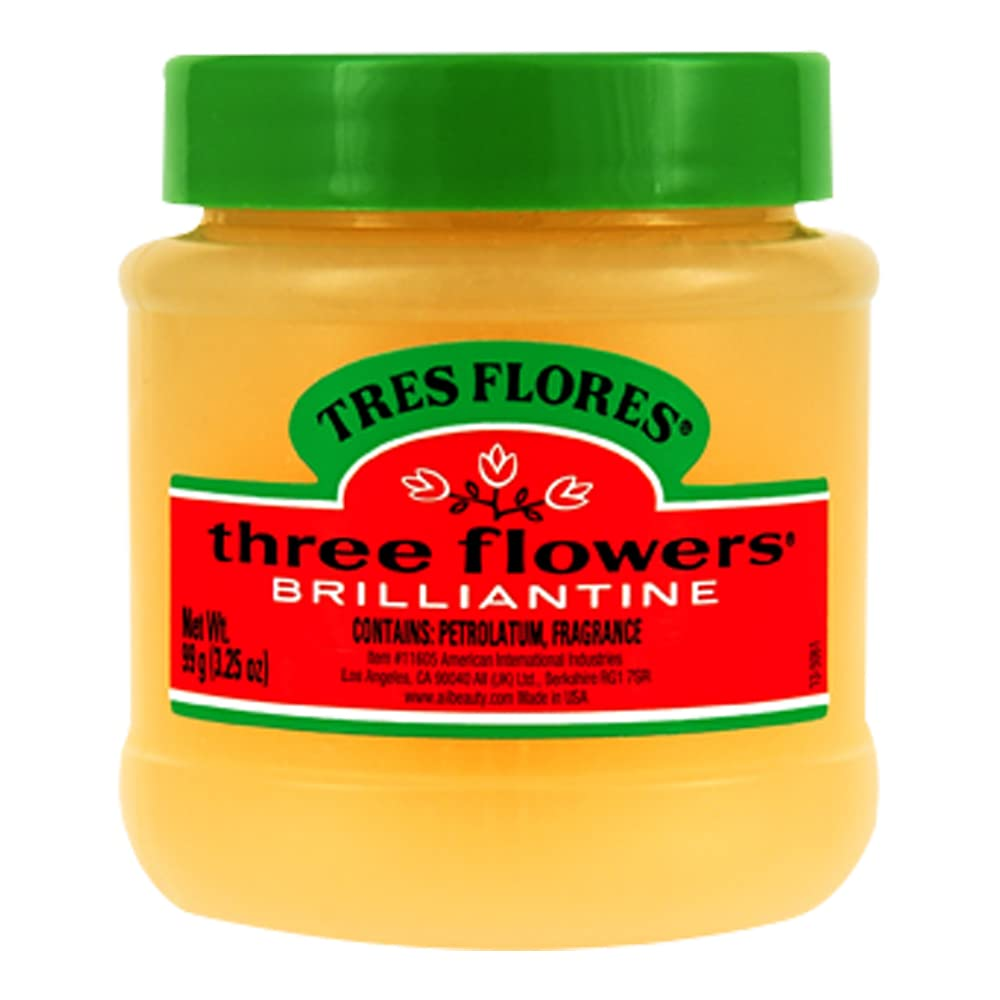 Brilliantine Solid Pomade – Classic Hair Pomade for Men, High Shine Hair Dressing for Smooth Sleek Styles, 3.25 Oz